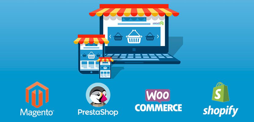 benchmarking sobre las 4 plataformas de ecommerce mas conocidas
